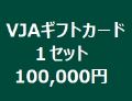 VJAギフトカード　１セット金額　100,000円